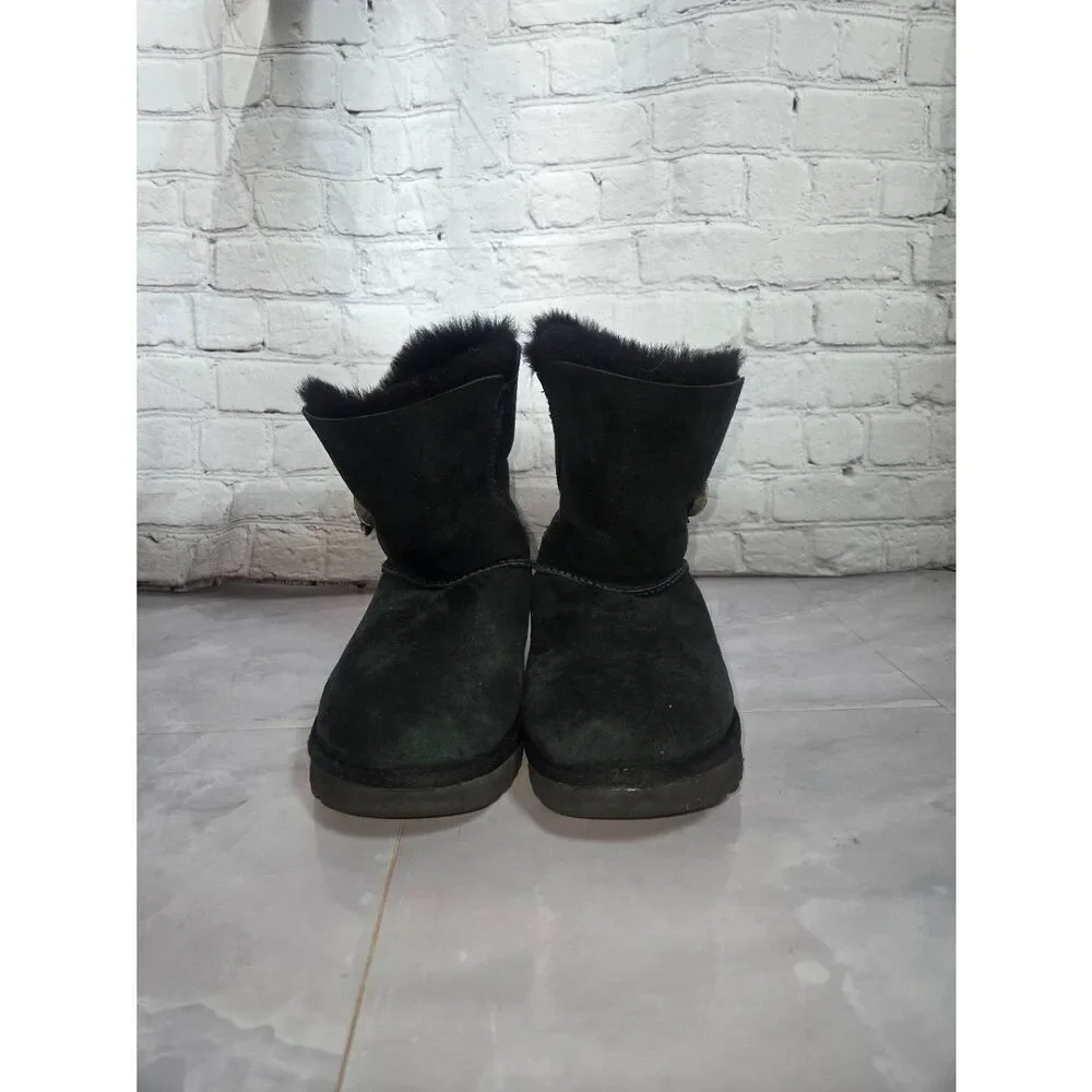UGG Bailey Button Bling Women's Size 7 Black Boots